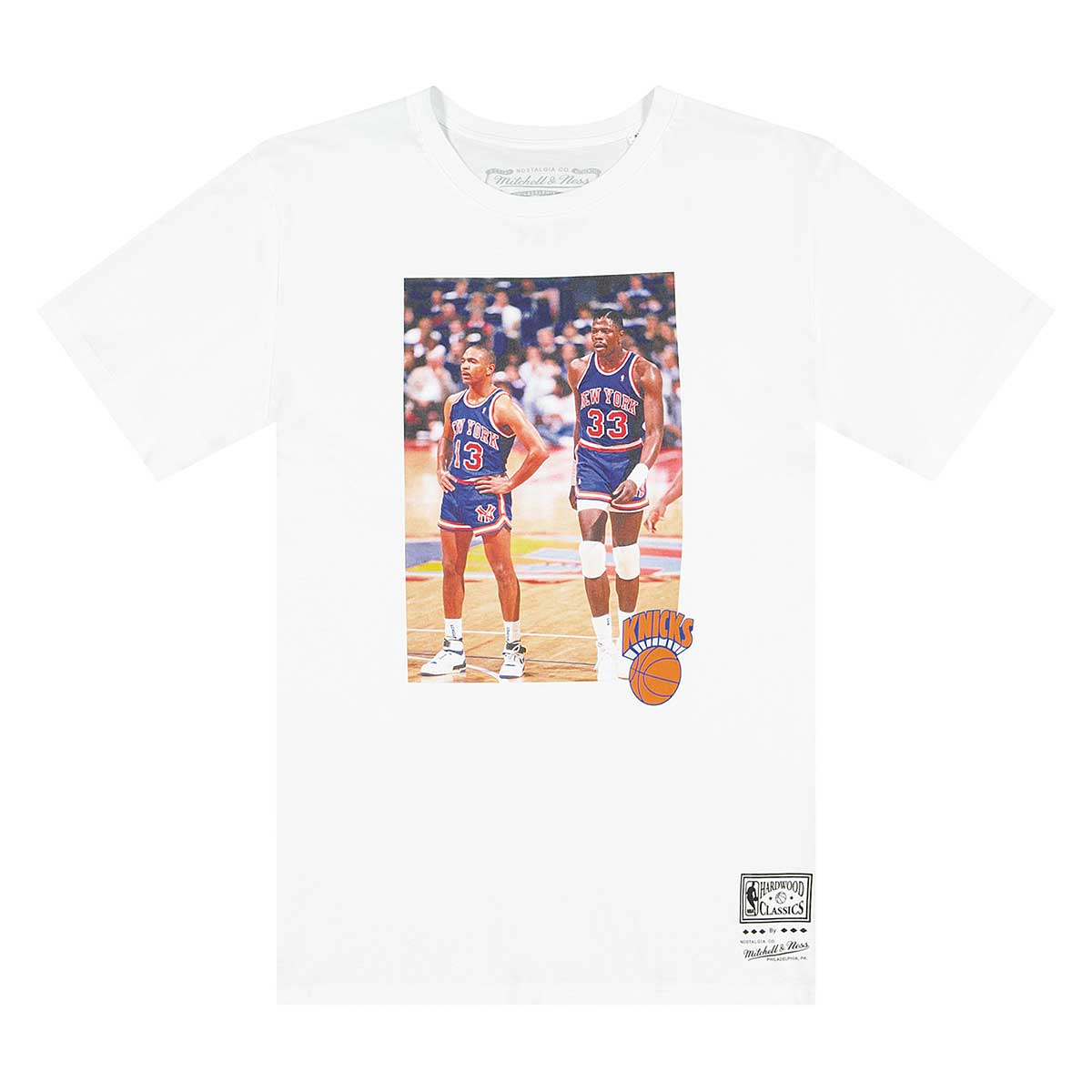 Mitchell And Ness NBA New York Knicks Player Photo T-shirt, Weiß S