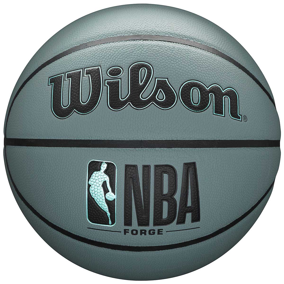 Wilson NBA Forge Basketball Bleu Grey Sz7, Bleu Grey 7