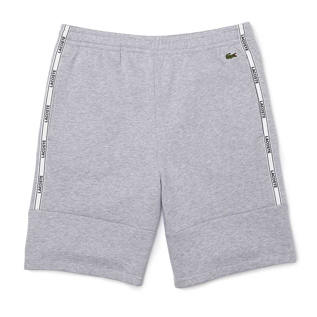 Lacoste Taping Short, Silver Chine