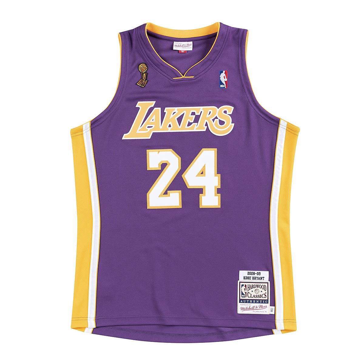 Mitchell And Ness Nba Los Angeles Lakers Authentic Jersey Kobe Bryant #24 '08-'09, Purple