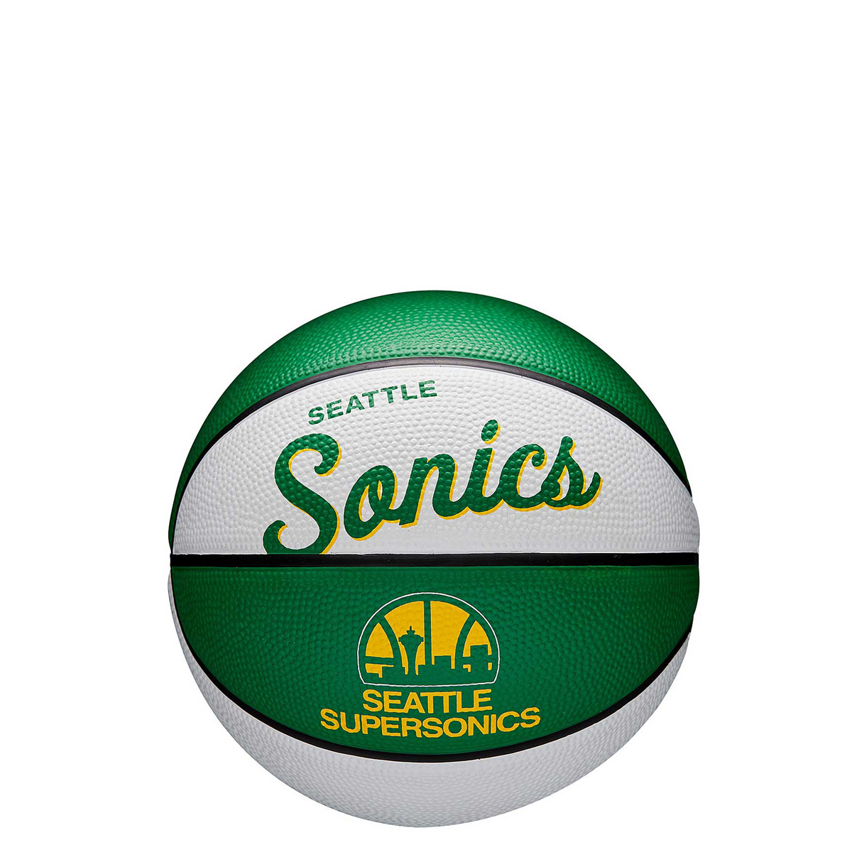 Wilson Nba Seattle Supersonics Retro Basketball Mini, Green