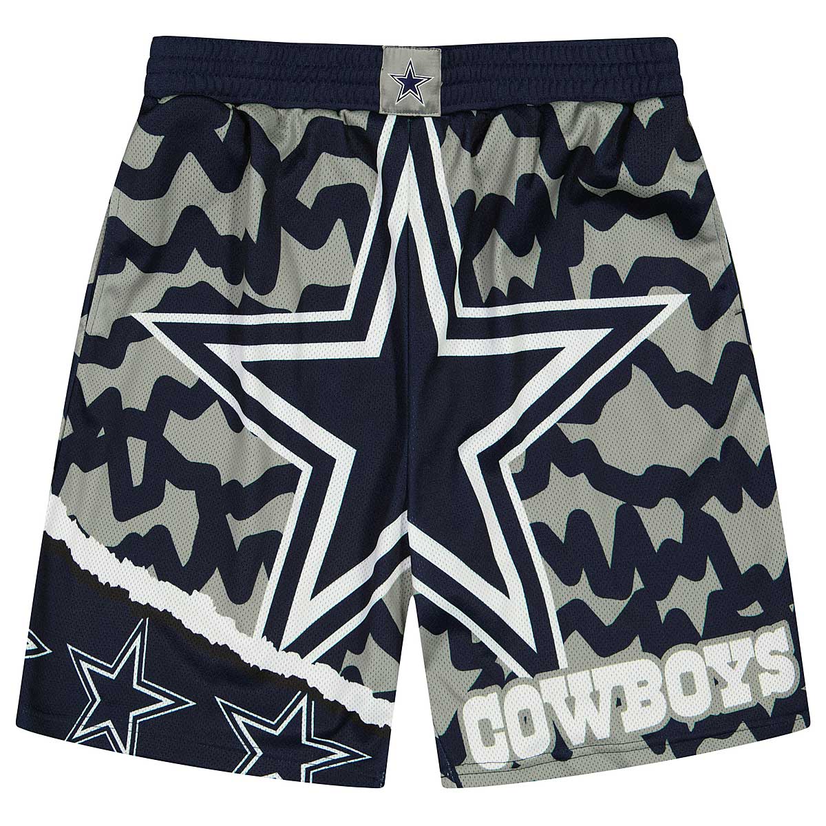 Mitchell And Ness Nfl Jumbotron 2.0 Sublimated Short Dallas Cowboys, Navy / Grey