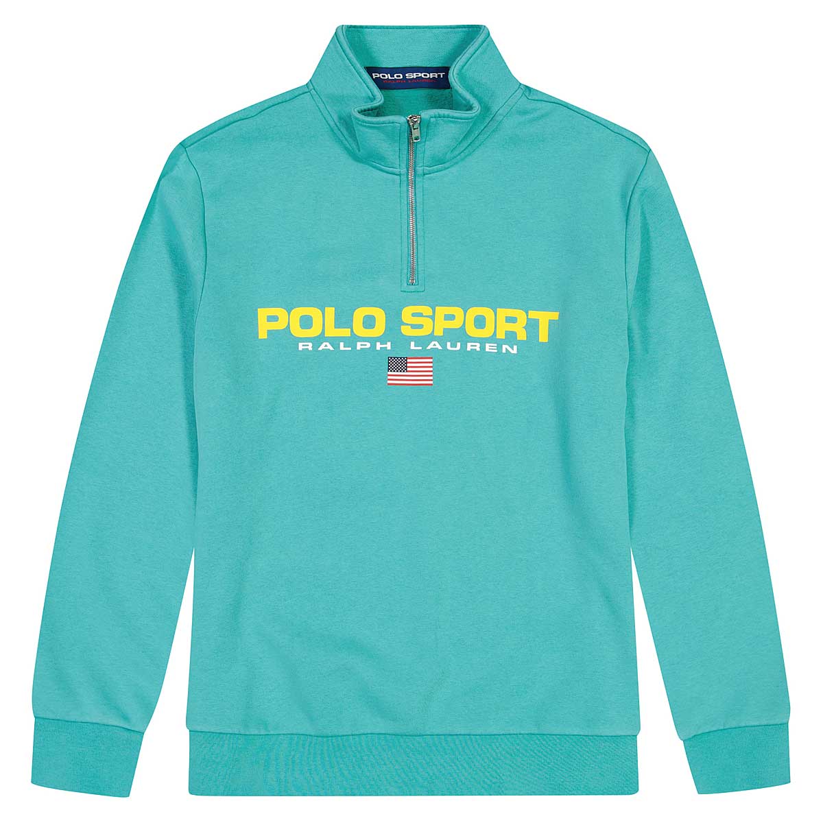 Polo Ralph Lauren Polo Sport Half Zip Sweatshirt, Bright Teal