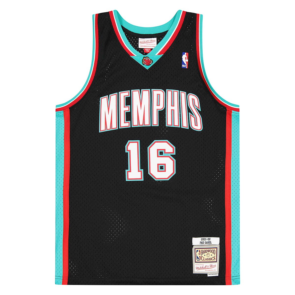 Memphis Grizzlies Jersey Mitchell And Ness Big Face Size Small