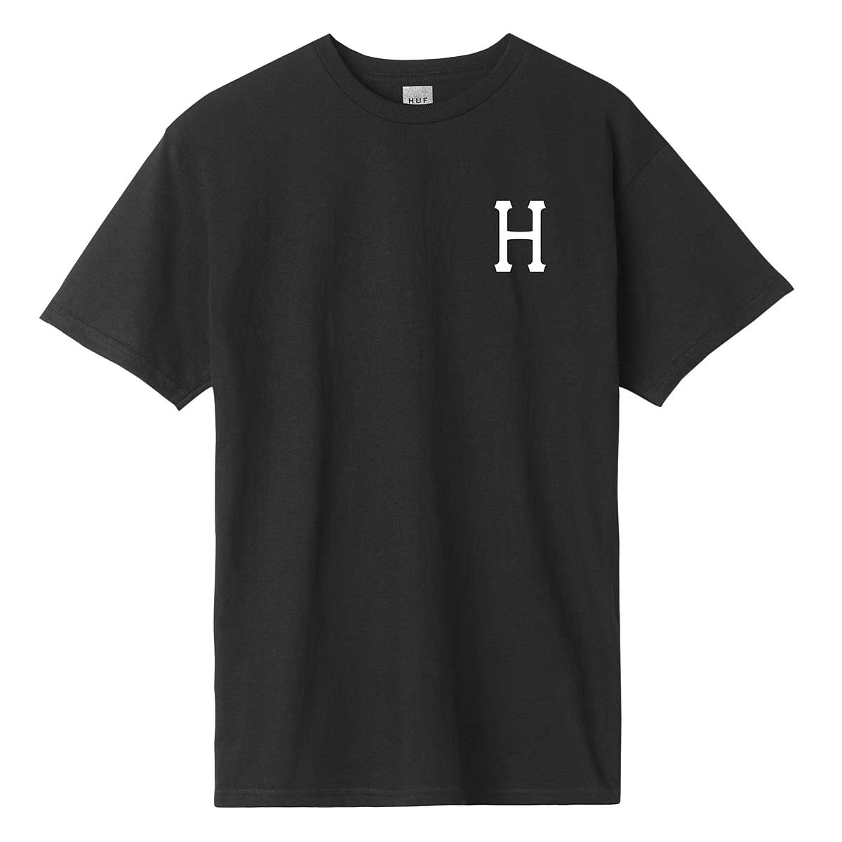 Huf Essentials Classic H T-Shirt, Black