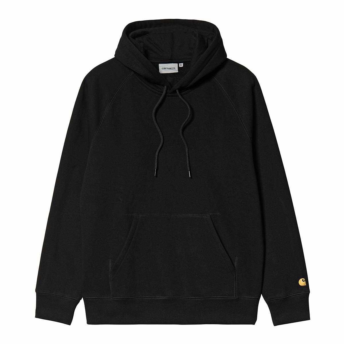 Carhartt Wip Hooded Chase Sweat, Schwarz/gold S