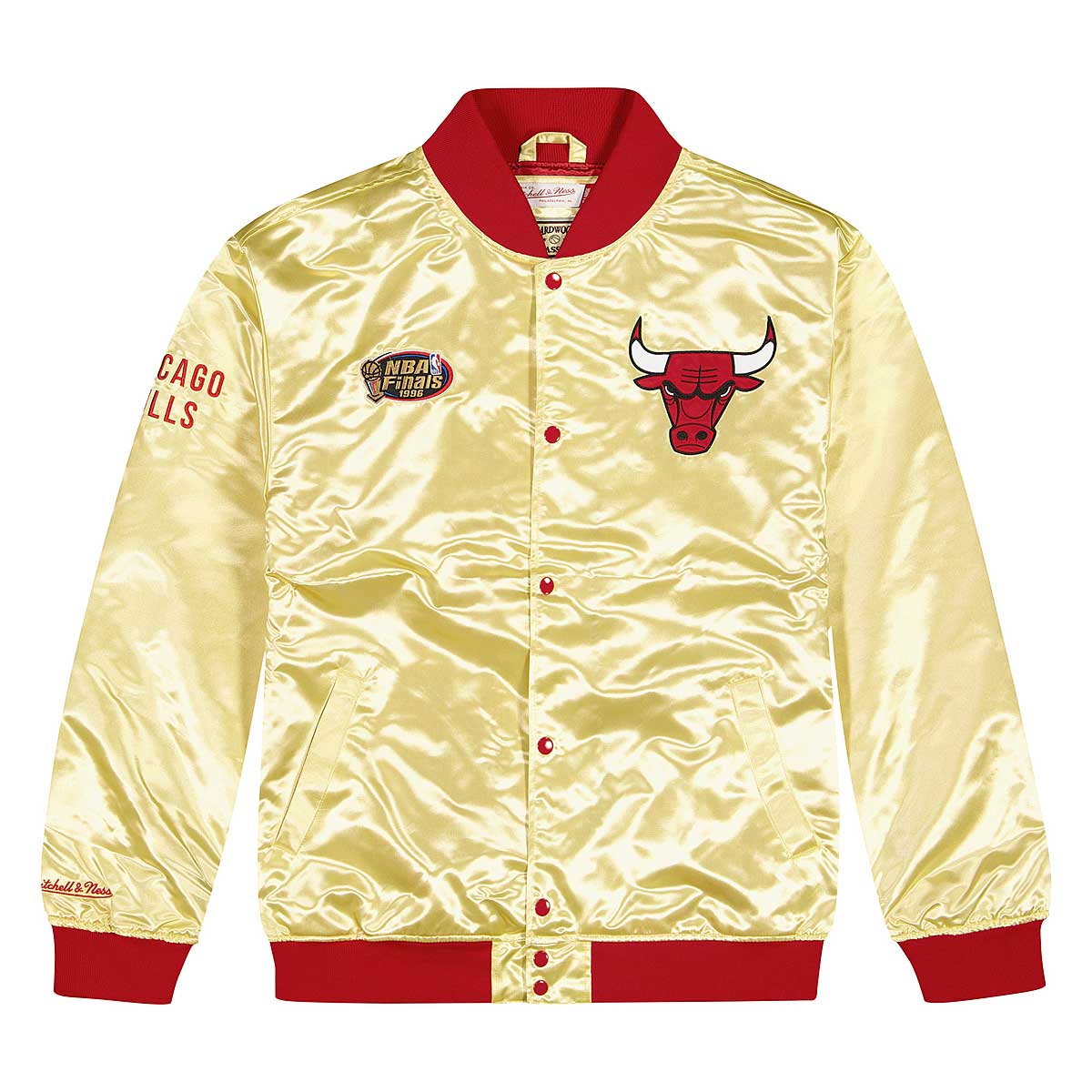 Mitchell & Ness, Jackets & Coats, Mitchel Ness Nba Warm Up Jacket Chicago  Bulls