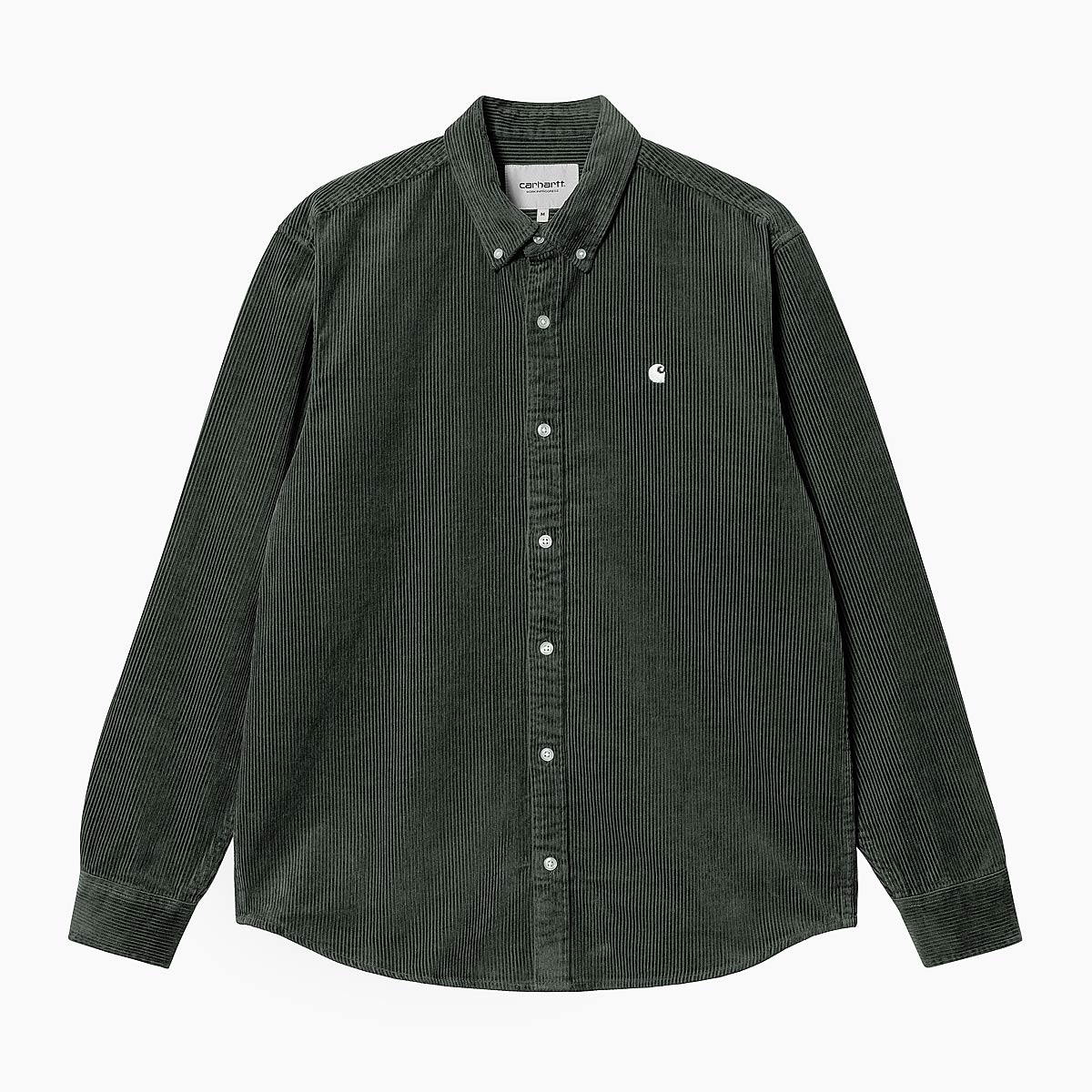 Carhartt Wip Madison Cord Shirt, Boxwood / Wax