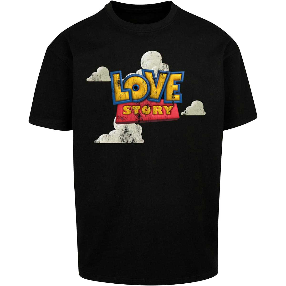 Mister Tee Love Story Heavy Oversize T-shirt, Schwarz XL