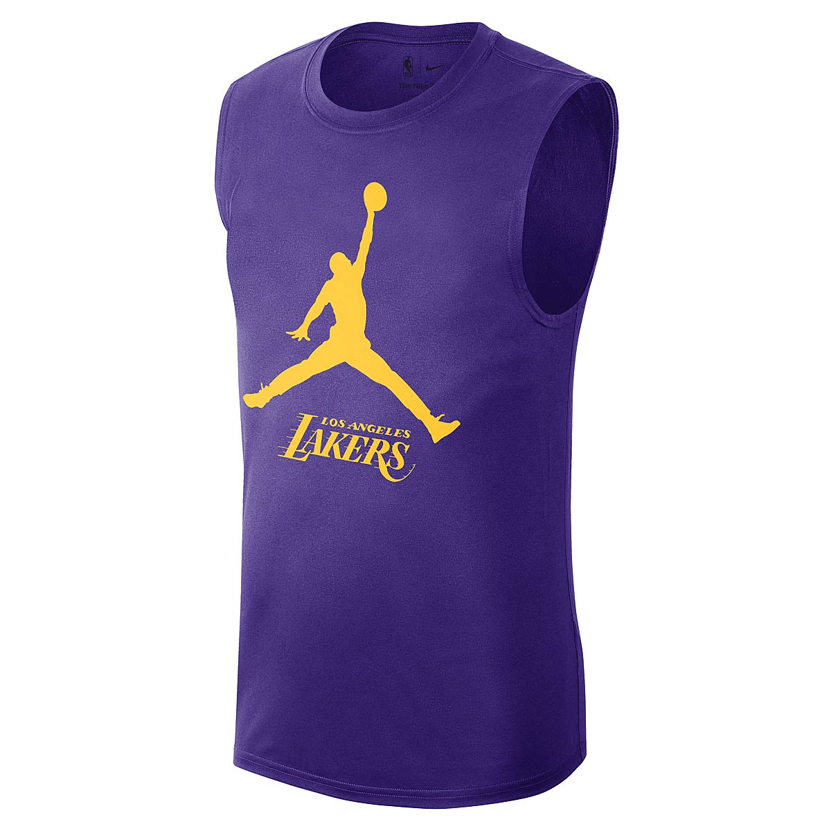 Nike NBA Los Angeles Lakers Essential Sleeveless T-shirt, Field Purple 2XL