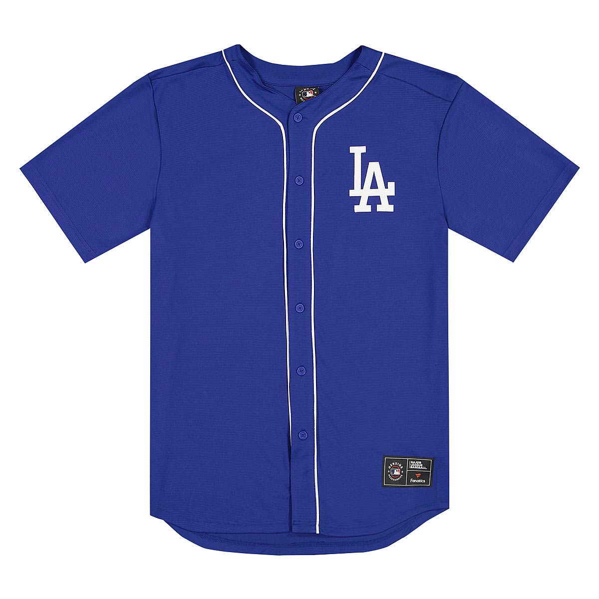 Image of Fanatics MLB Los Angeles Dodgers Foundation Baseball Jersey, Deep Royal/white