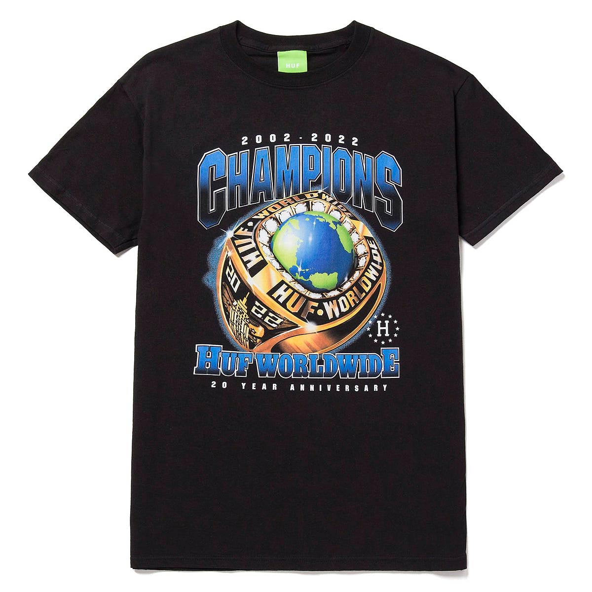 Huf Champions T-Shirt, Black