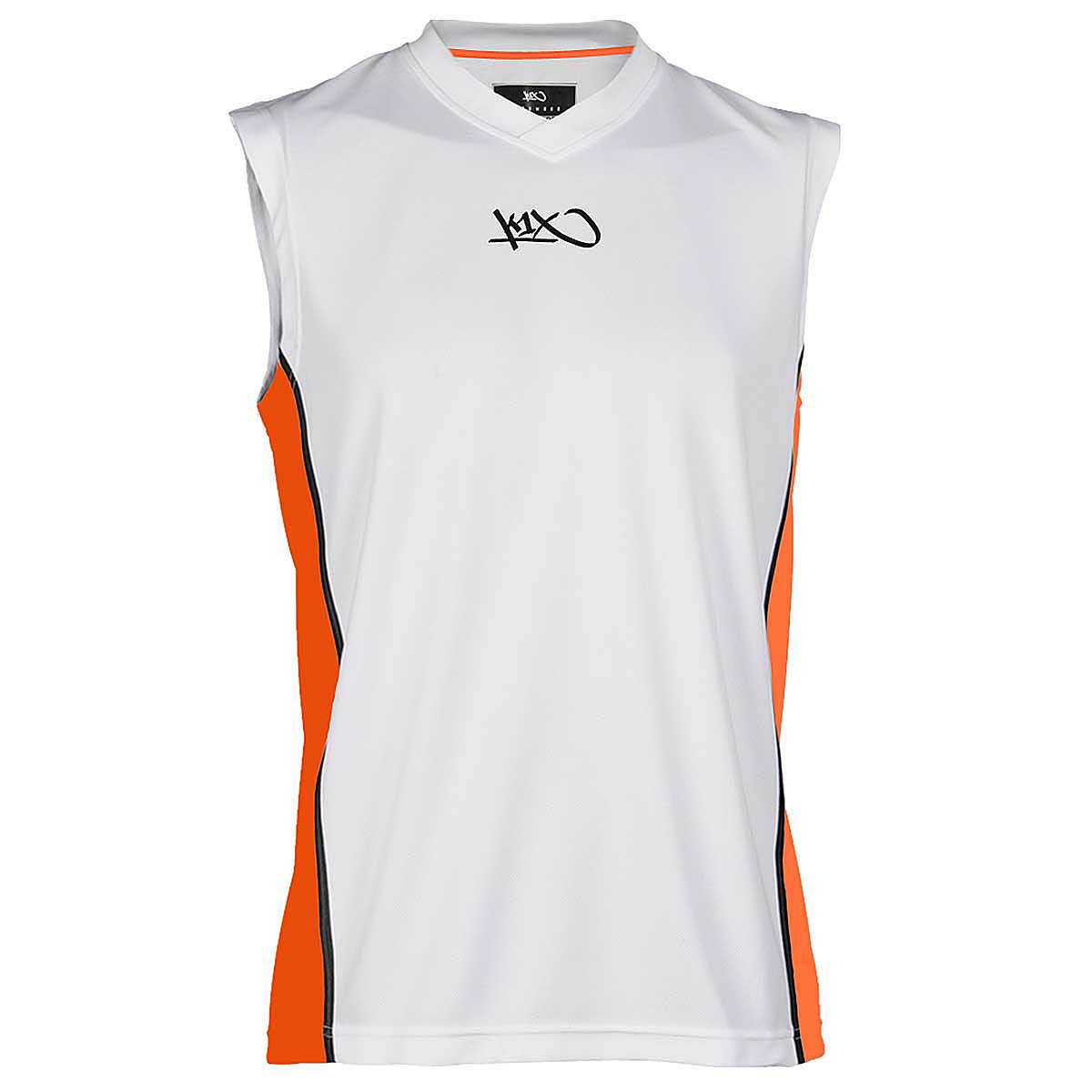 K1X K1X Hardwood League Uniform Jersey Mk2, White/Orange/Black