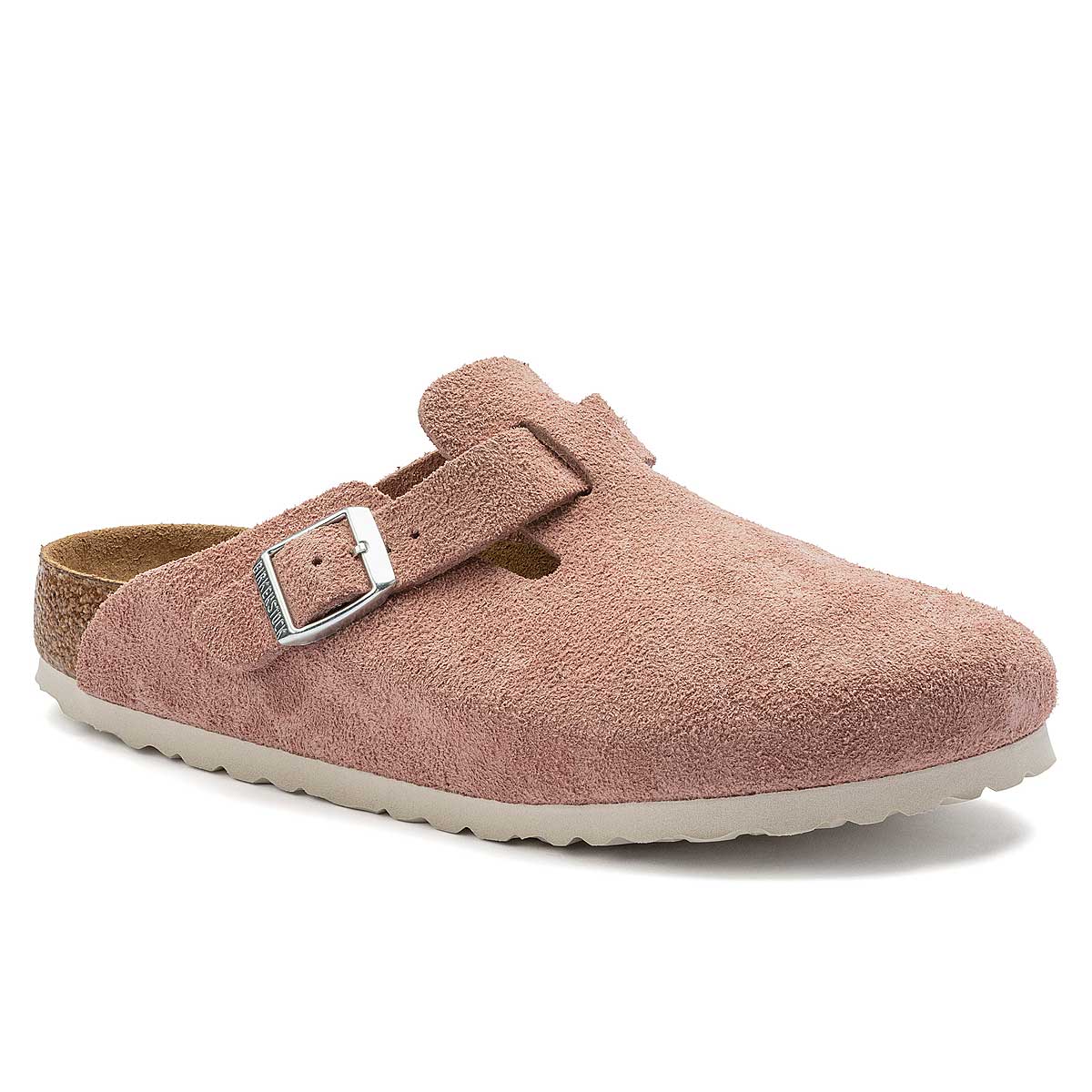 Image of Birkenstock Boston Sfb Leve Pink Clay, Pink Clay