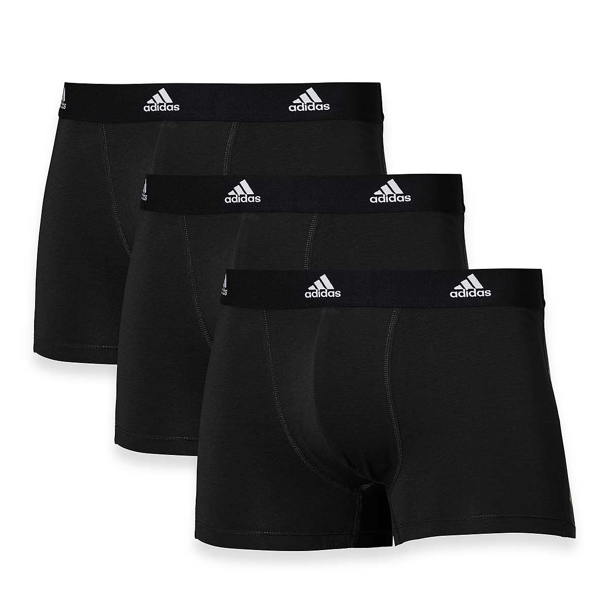Adidas Underwear Trunk (3Pk), Black