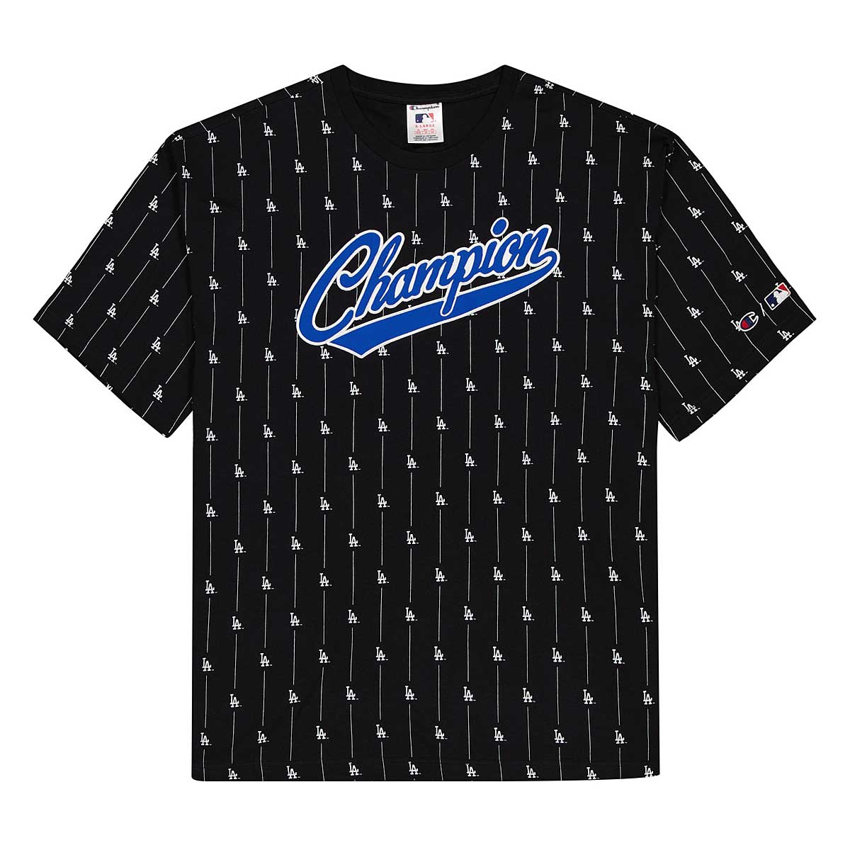 Champion Mlb Los Angeles Dodgers Pinstripe T-Shirt, Nbk-Dodgers