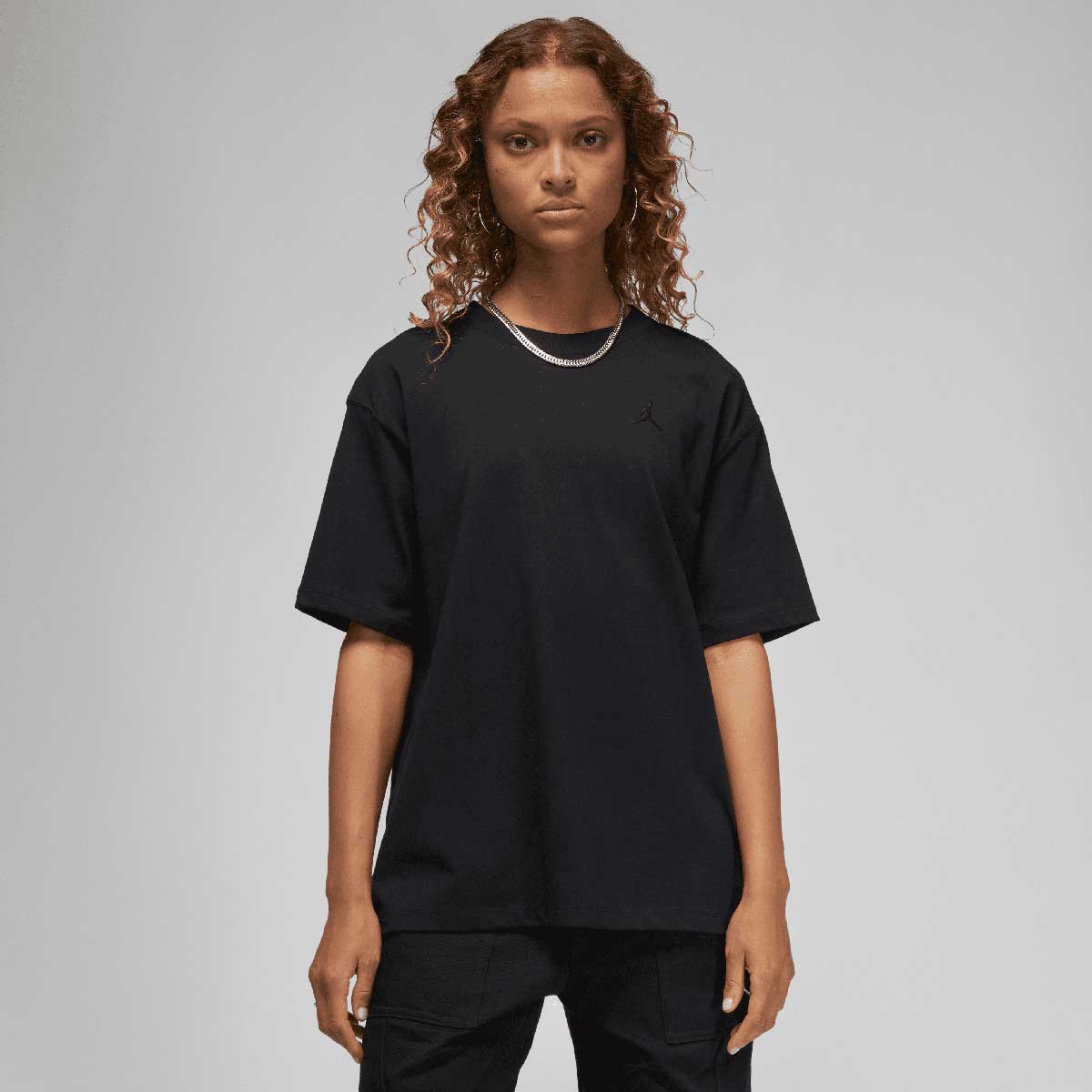 Image of Jordan W Essential Graphic T-shirt, Black