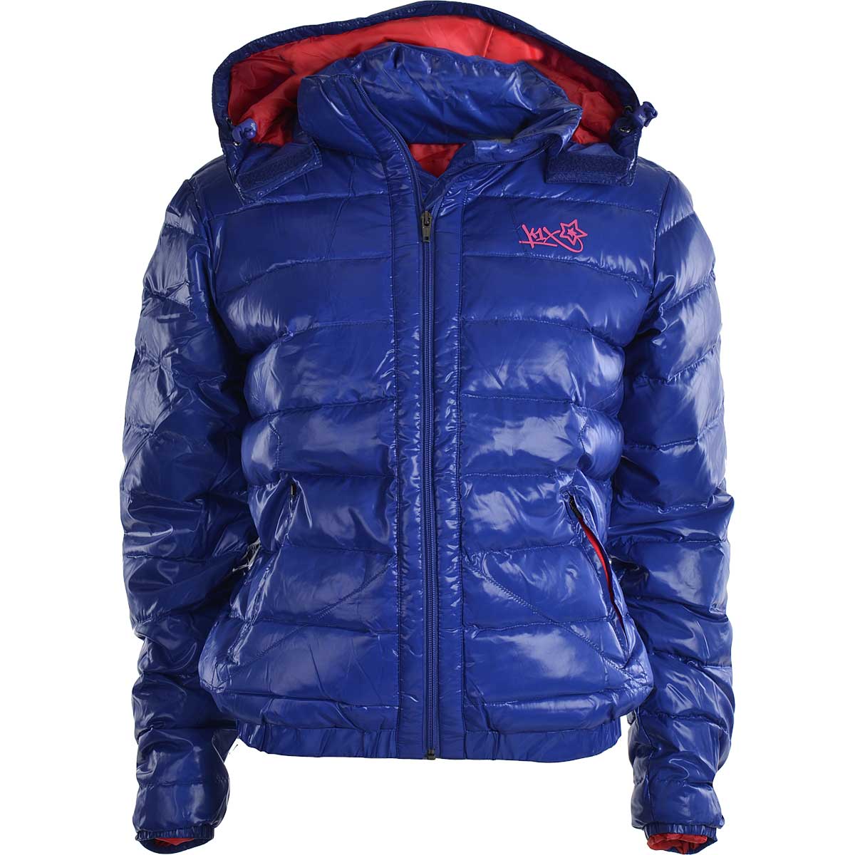 K1X Wmns Shorty Keep Em Cozy Jacket Mk2, Blue/Red