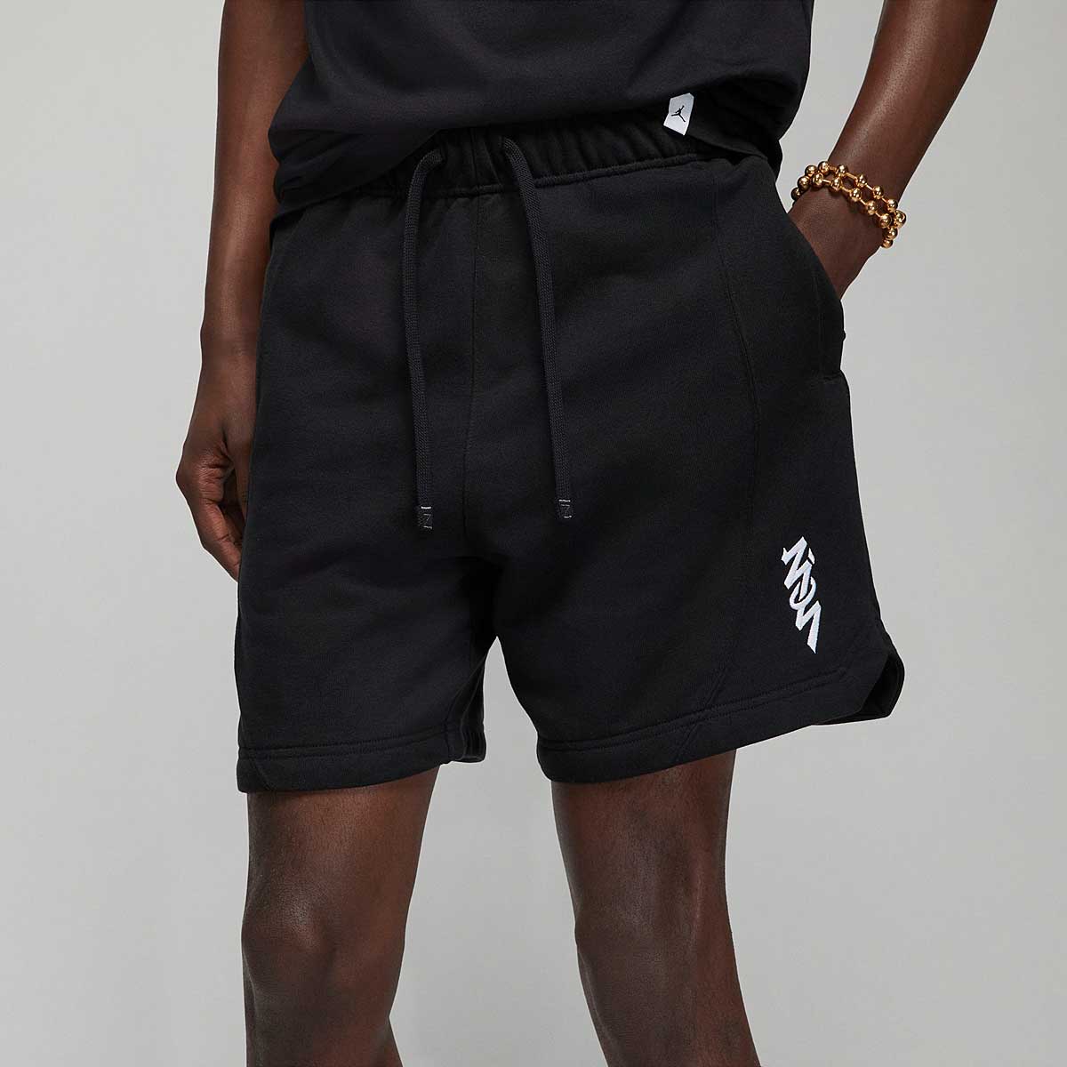 Jordan Zion Fleece Shorts, Black