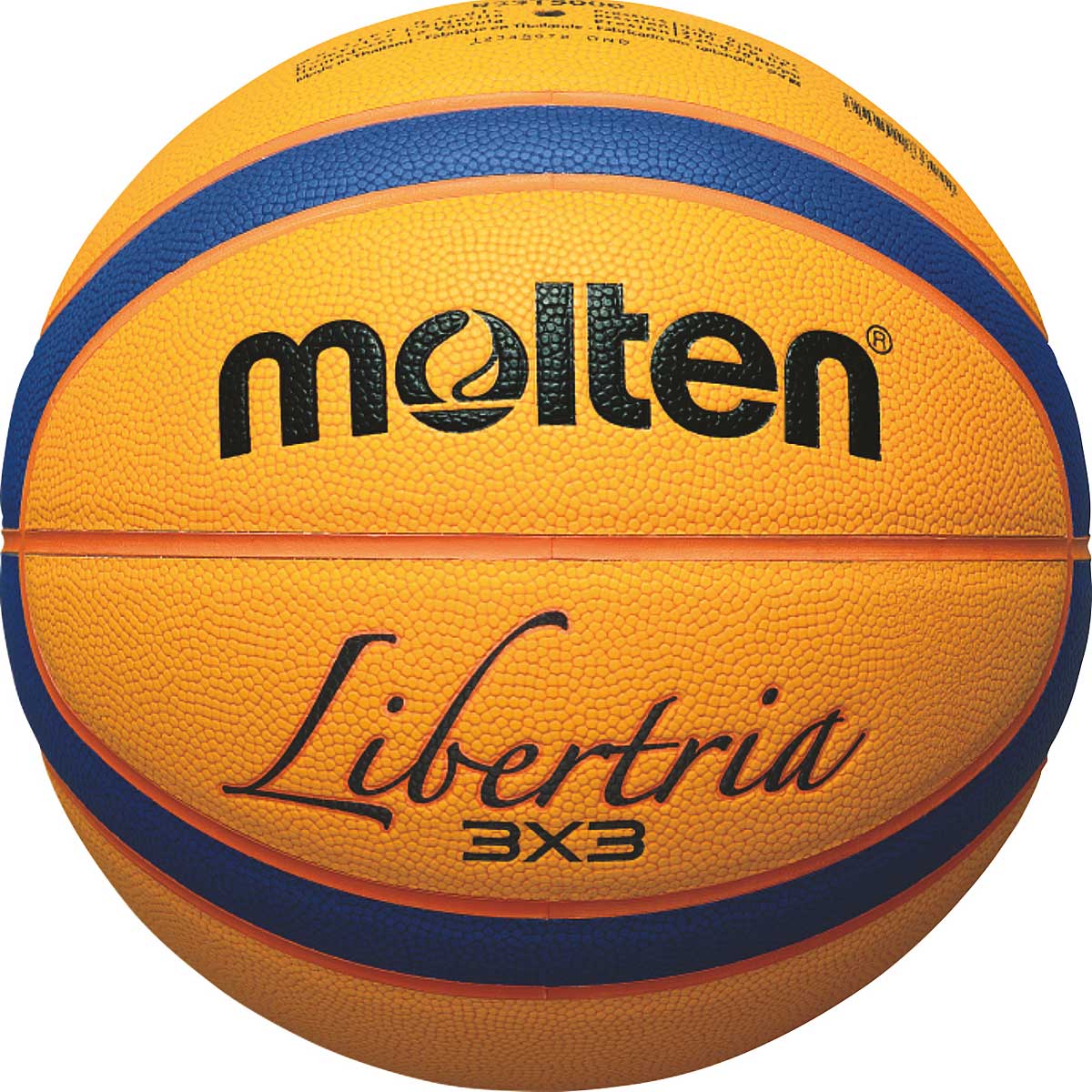 Molten B33T5000 Basketball, Yellow/Blue/Orange