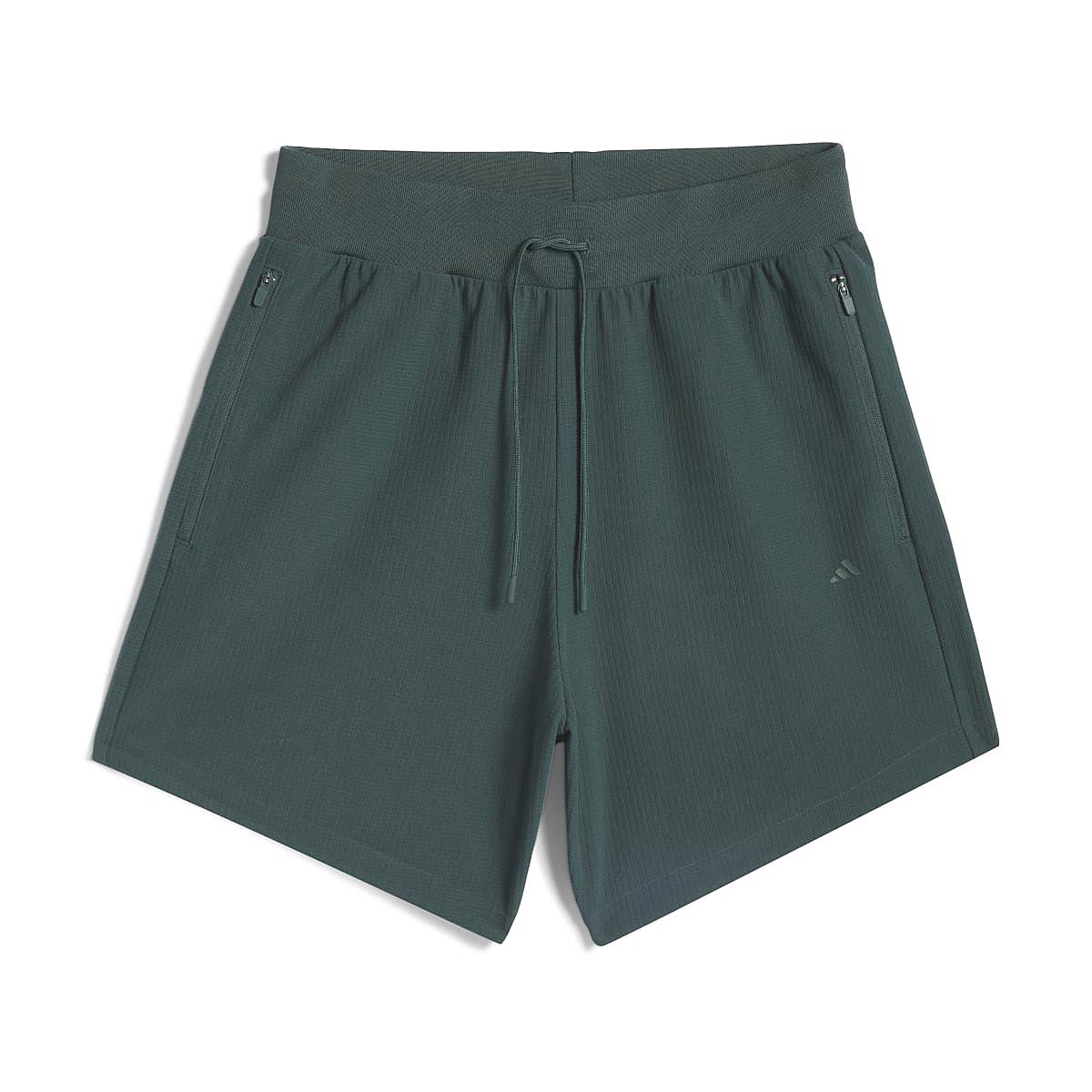 Image of Adidas Basketball Brushed Shorts, Green