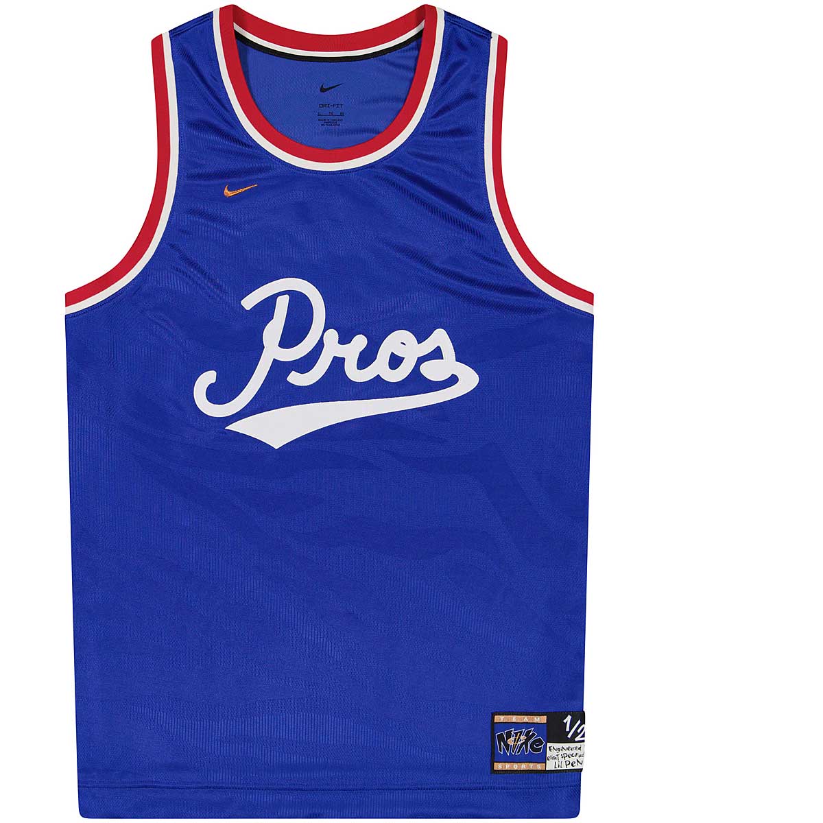 Image of Nike Lil Penny Primary Basketball Jersey, Game Royal/Metallic Copper, Male, Basketball Jerseys, DA5991-480