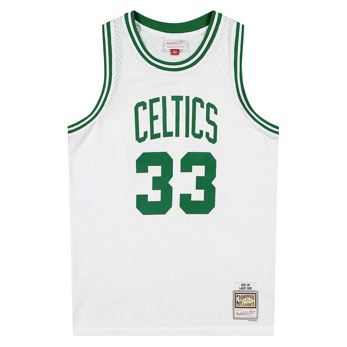 Boston Celtics Larry Bird #33 Retro Swingman Basketball Stitched Jersey White 