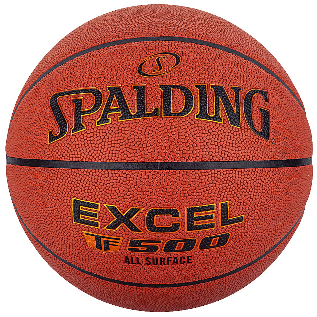 Image of Spalding Excel Tf-500 Composite Basketball, Orange