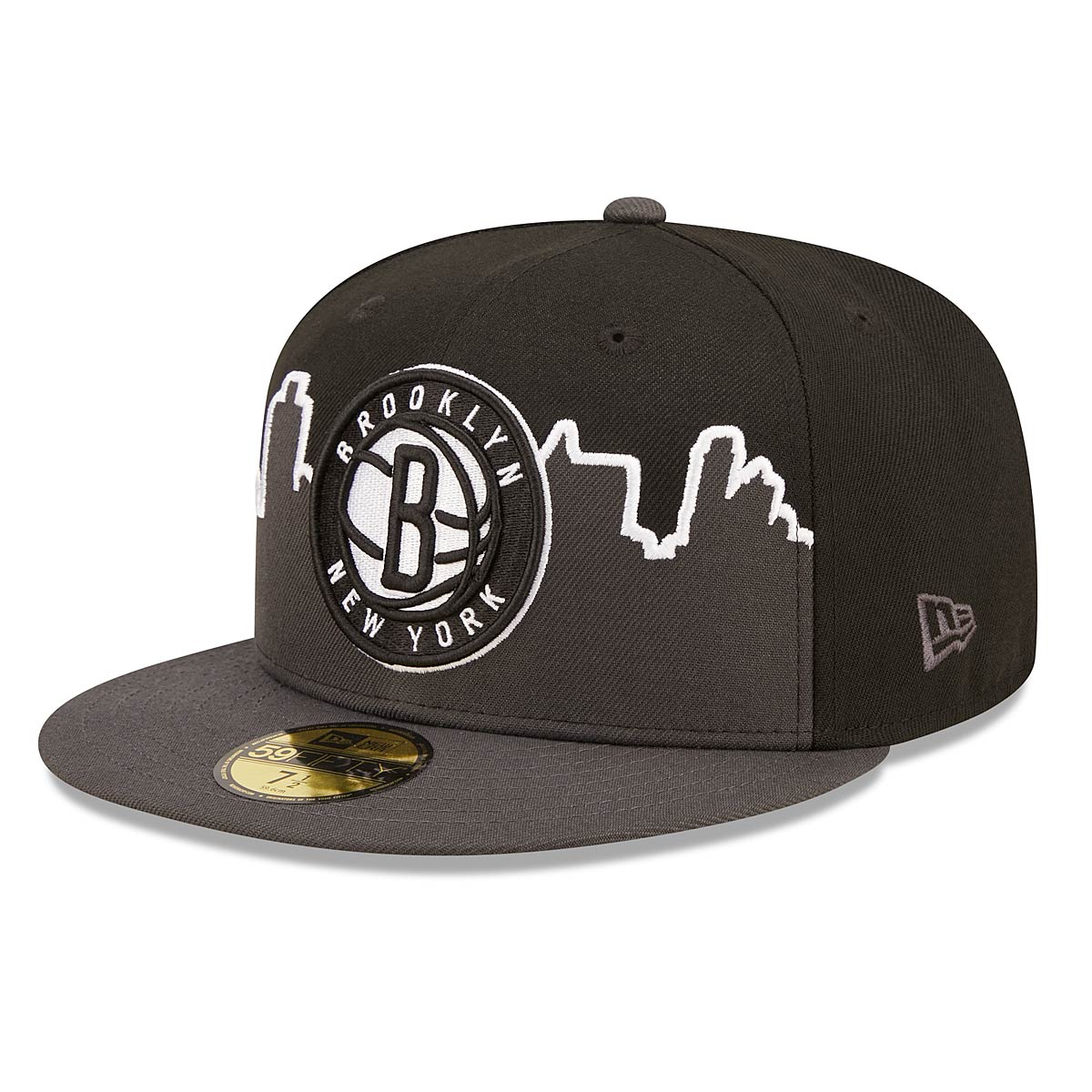 New Era Nba Brooklyn Nets Tipoff 5950 Cap, Black