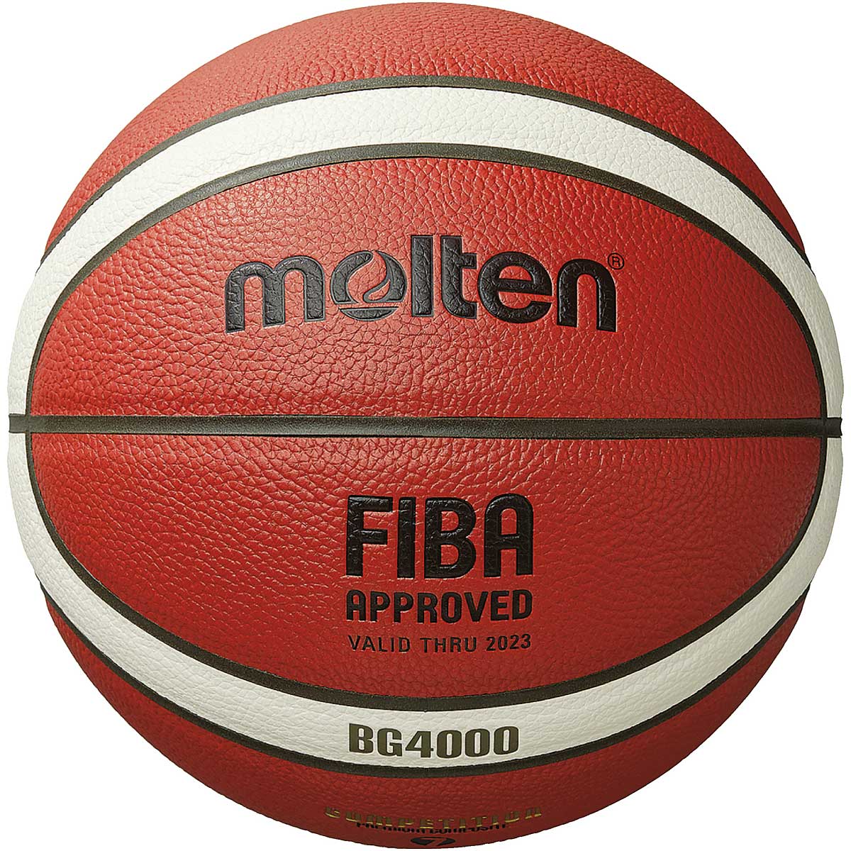 Molten B7G4000-Dbb Indoor Basketball, Orange/Ivory