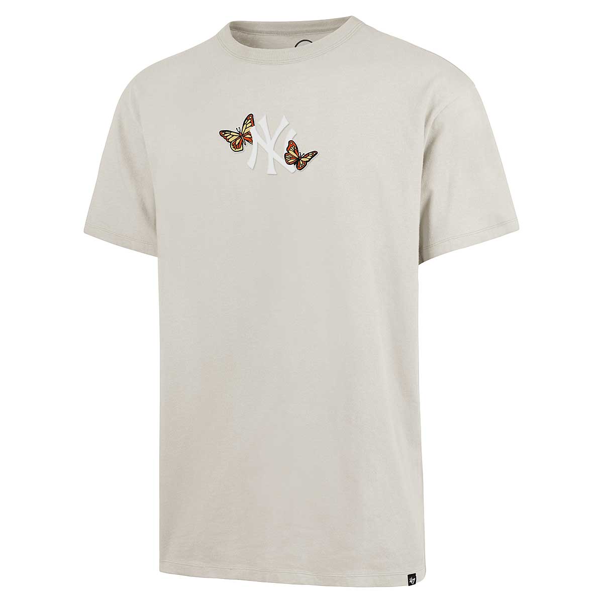 Image of 47 MLB New York Yankees Icon 47 Drop Shoulder T-shirt, Beige