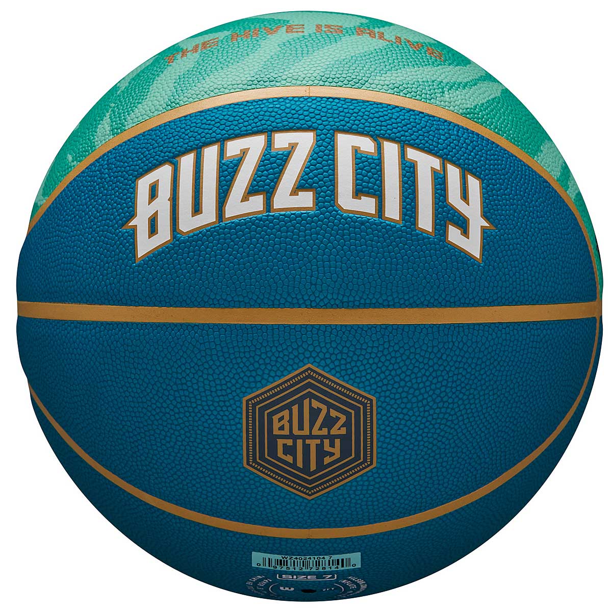 Wilson NBA Charlotte Hornets City Collector 2023 Basketball, Multi 7