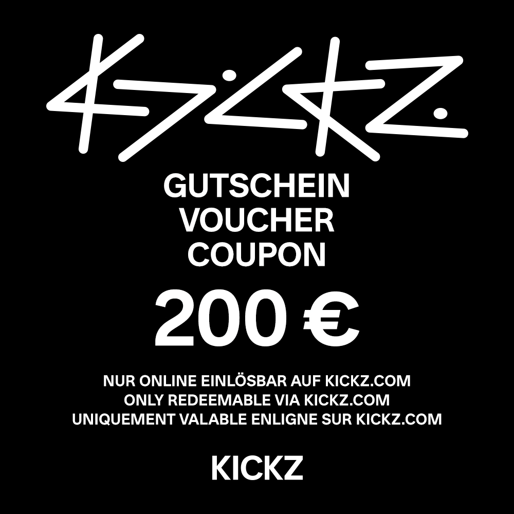 Kickz Gutschein 200€, Gutschein200