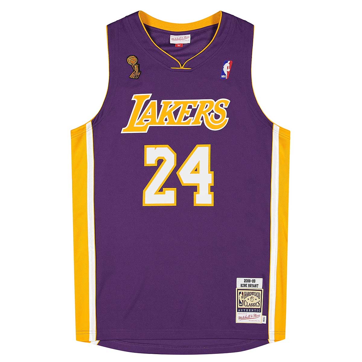 Mitchell And Ness Nba Authentic Jersey - La Lakers 2008-09 K. Bryant #24, Purple