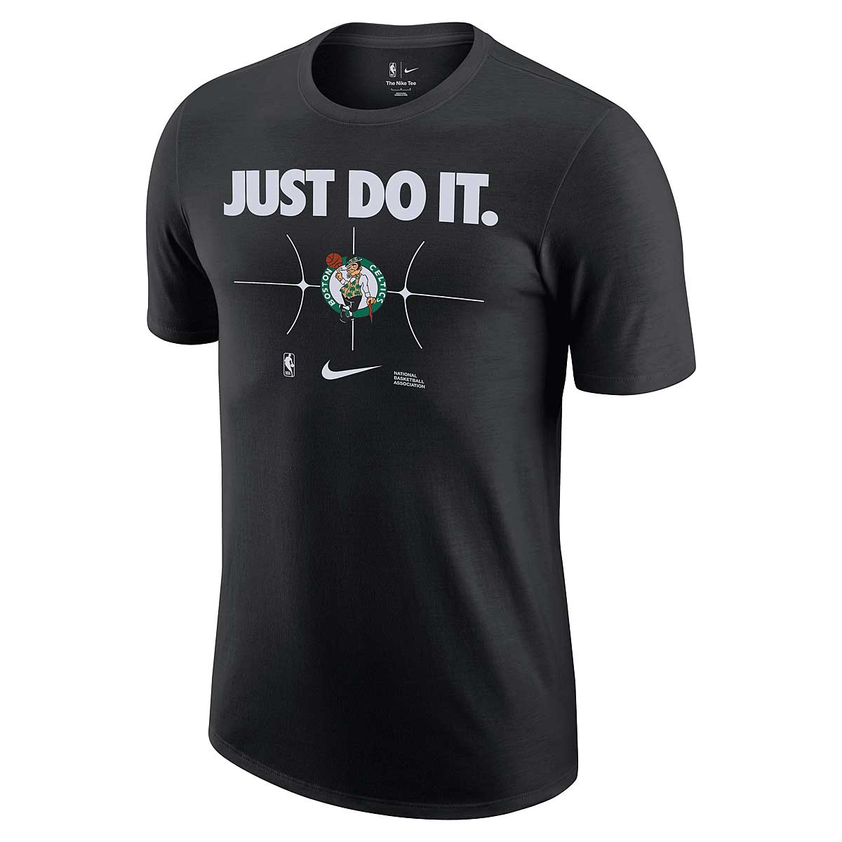 Nike NBA Boston Celtics Essential Just Do It T-shirt, Black 2XL