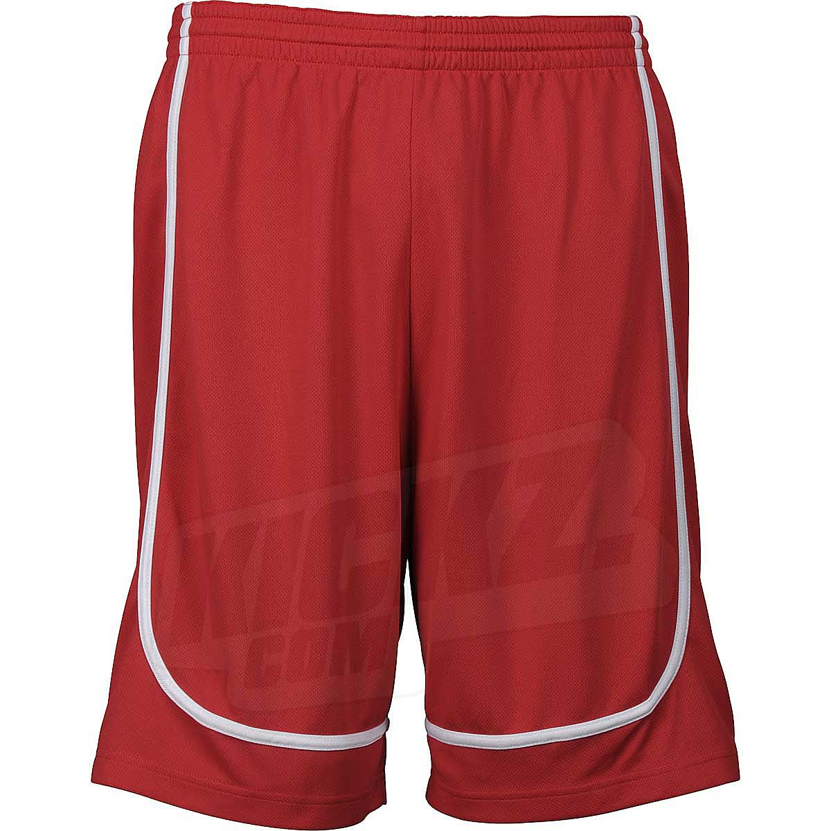 K1X Hardwood League Uniform Shorts, True Red/White