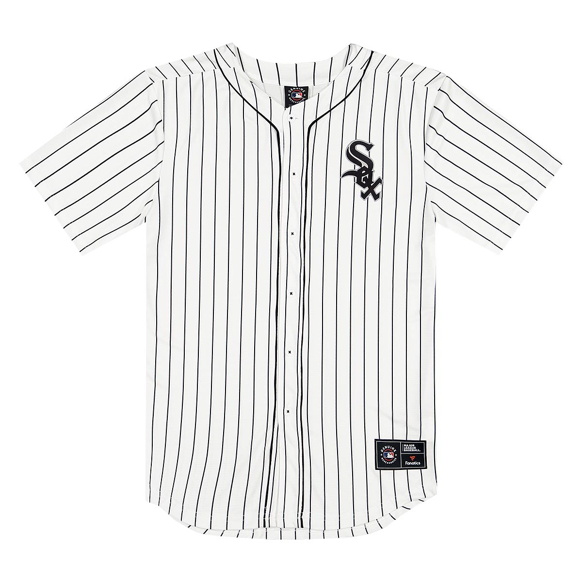 Image of Fanatics MLB Chicago White Sox Foundation Baseball Jersey, White And Black/black