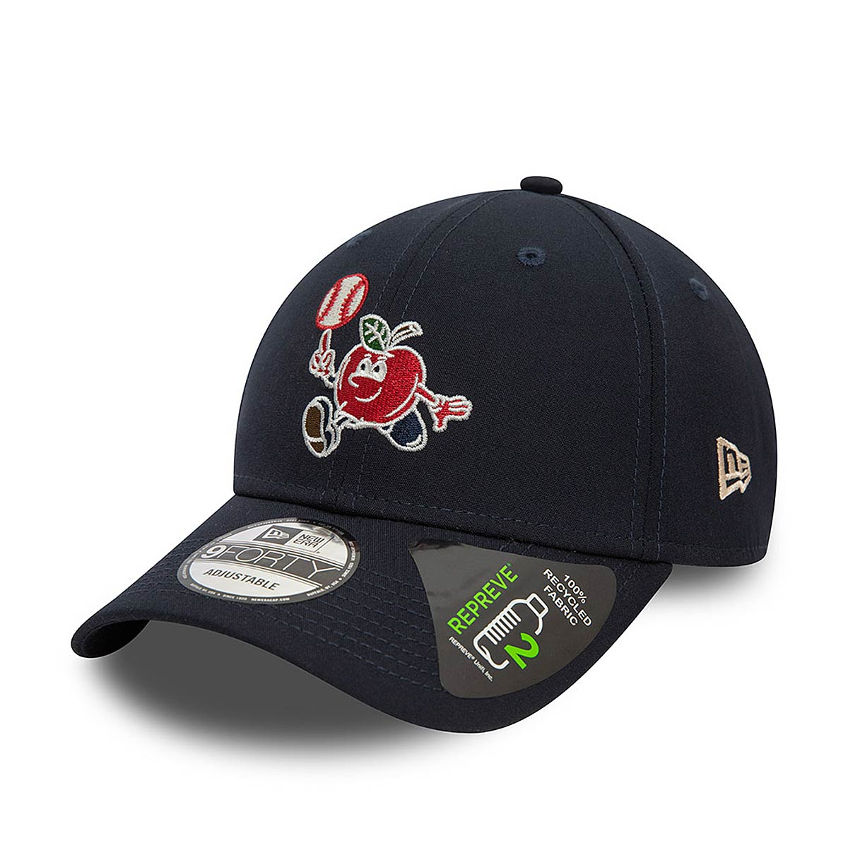 Image of New Era Repreve Apple Baseball 9forty Cap, Dark Blue