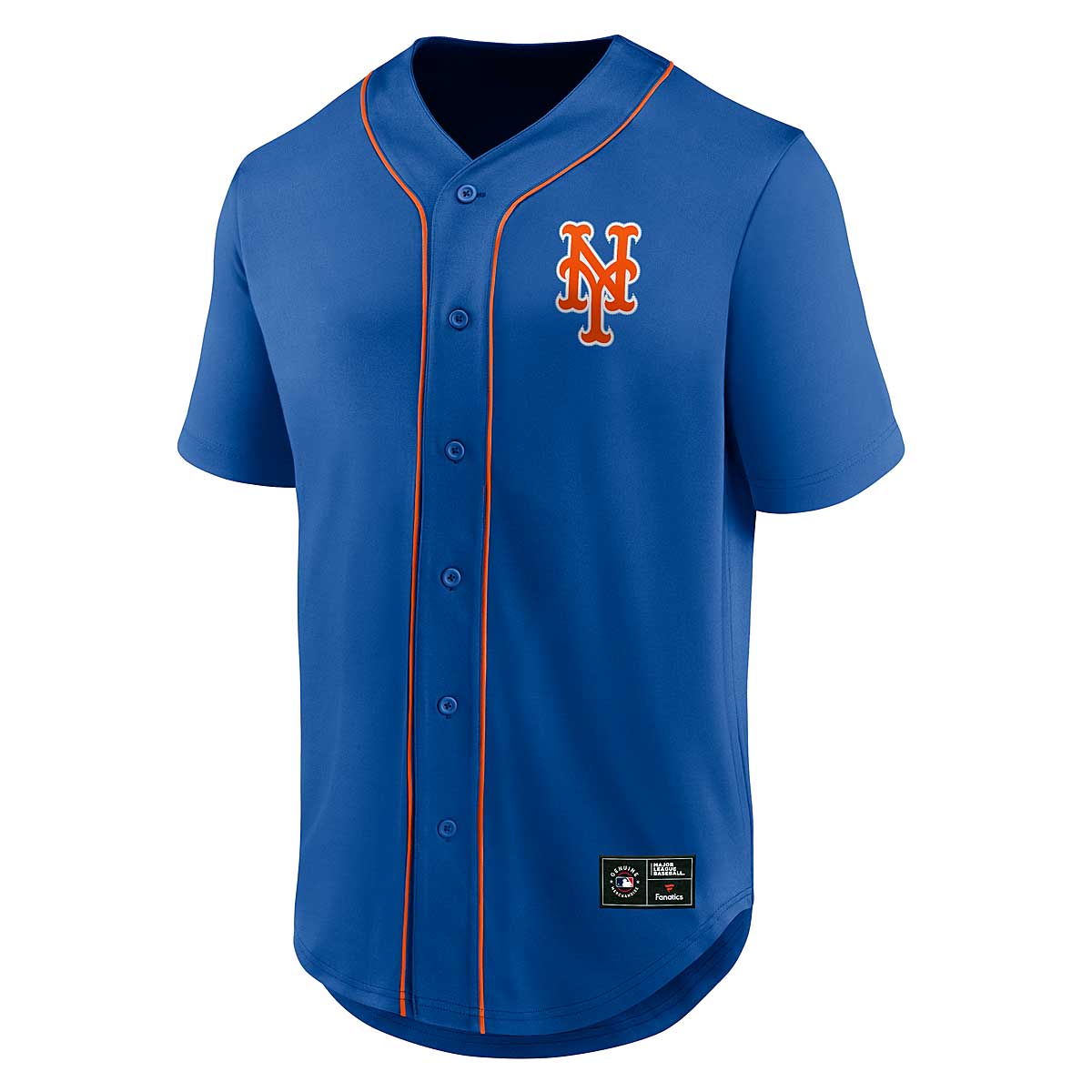 Image of Fanatics MLB New York Mets Foundation Jersey, Royal Blue/orange